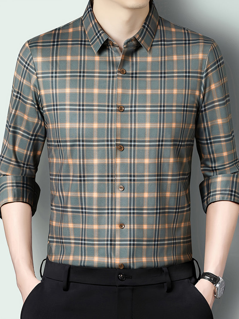 Highland Classic Check Regular Fit Office Shirt