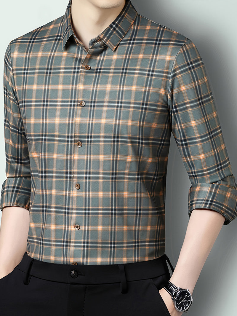 Highland Classic Check Regular Fit Office Shirt