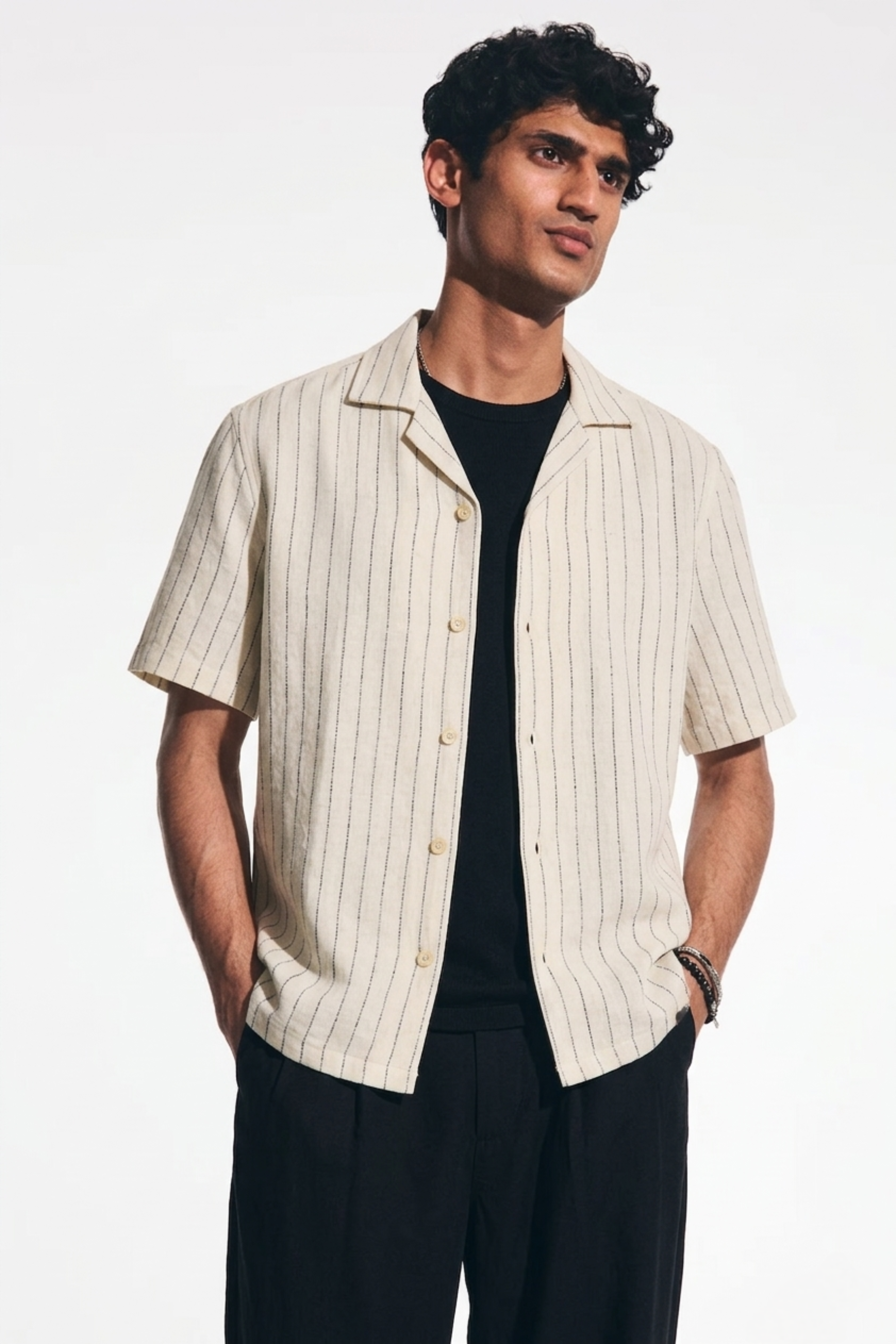 Silk Cream Shirt