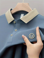 SlateEdge Polo – Blue T-Shirt
