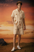 Beige Tropical Shirt