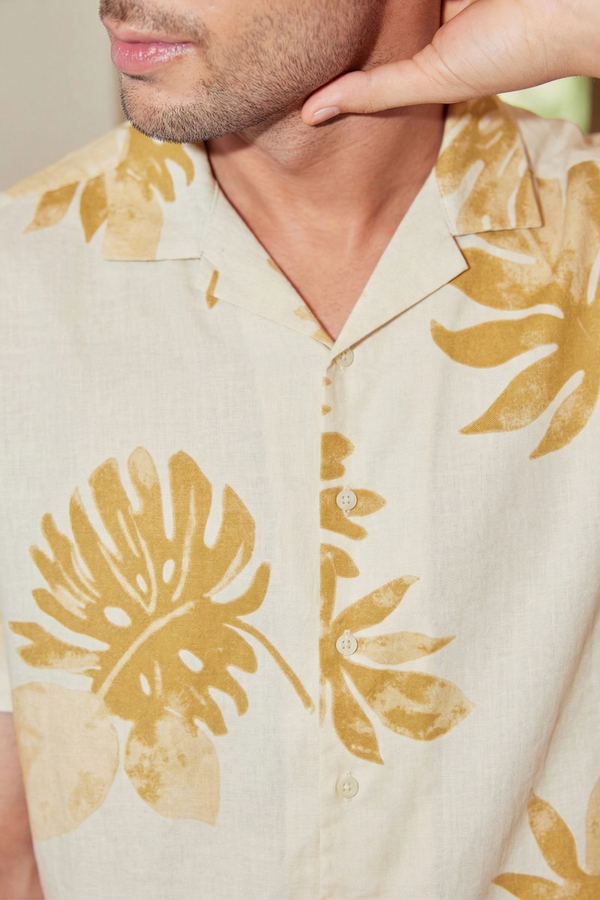 Sandstone Botanical Shirt