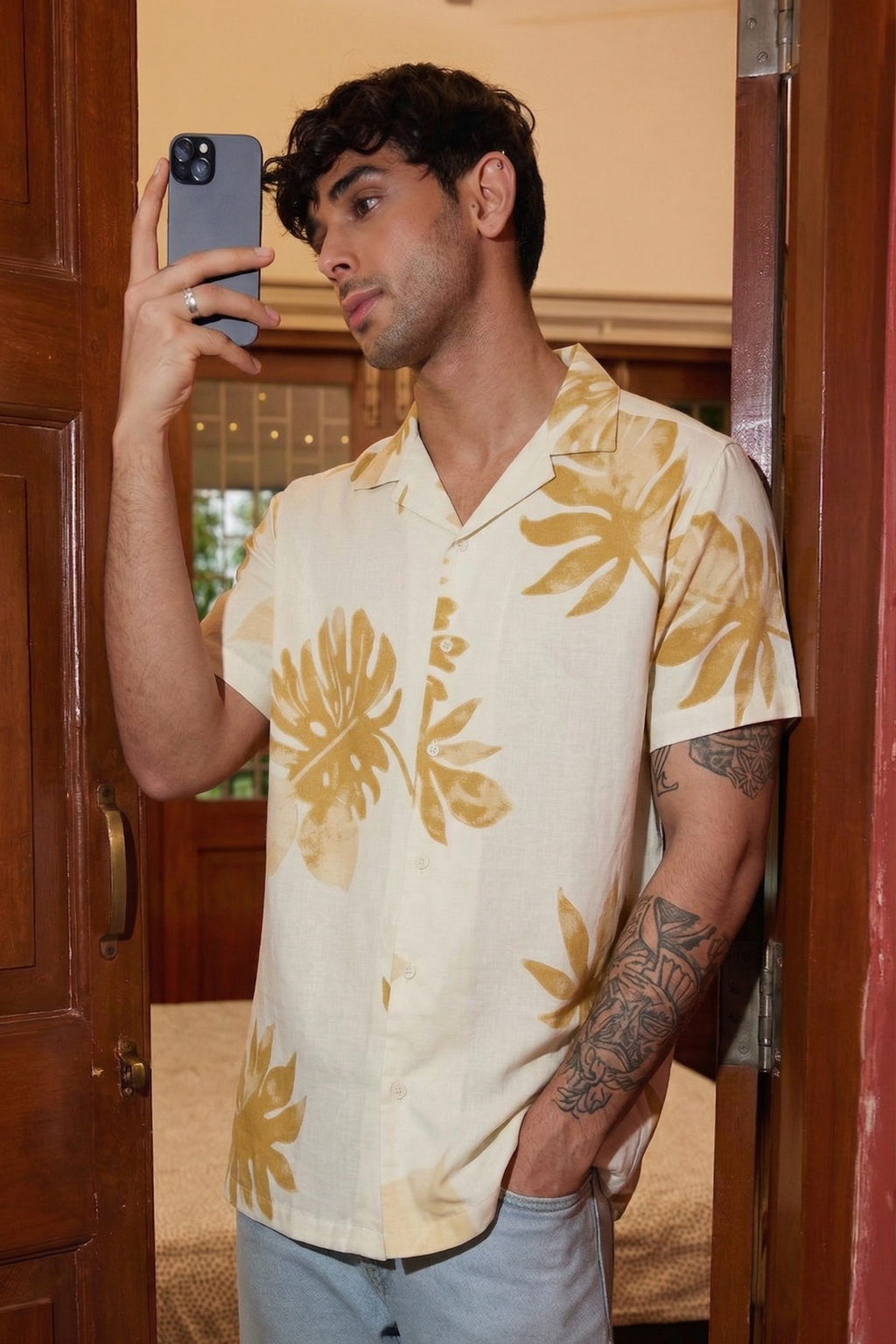 Sandstone Botanical Shirt
