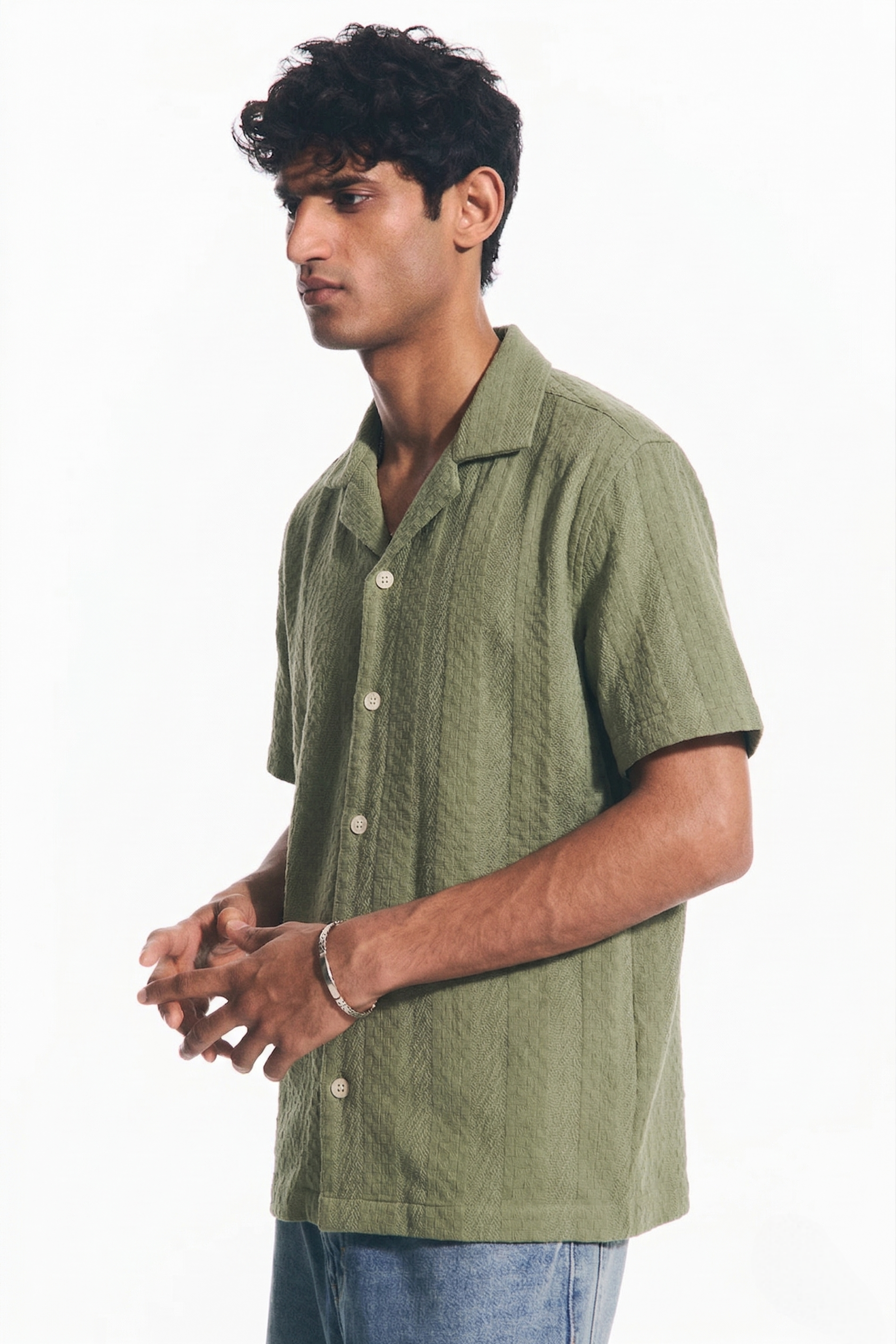 Sage-wood Green Shirt