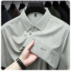 Sliver Mist Grid Regular Fit Office Wear Shirt