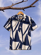 Indigo Brushstroke Shirt