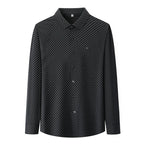 Midnight Pinstripe Regular Fit Office Shirt